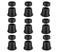 Lot de 9 pieds de lit portables et robustes de 5,1 cm en caoutchouc robuste pour meubles de grande capacité, faciles à installer