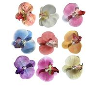 Lot de 9 pinces à orchidées Hsair faciles à utiliser Accessoires de mode pour l'école et le bureau Accessoires de coiffure élégants