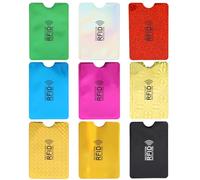 Lot de 9 Porte-Cartes RFID Bloqueur Multicolore - Protection et Portefeuille Anti-Vol pour Homme et Femme