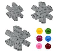 Lot de 9 protections pour poêles et casseroles, 3 tailles différentes, pour séparer et protéger les surfaces de votre cuisine pour la maison