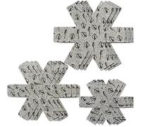 Lot de 9 Protections pour poêles et casseroles Wady, 3 Tailles différentes, pour séparer et protéger Les Surfaces de Votre Cuisine pour la Maison