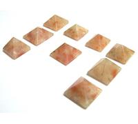 Lot de 9 pyramides de pierre du soleil mini BAGUA métaphysique cadeau guérison bien-être puissant méditation Feng Shui Reiki
