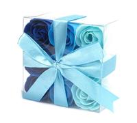 Lot de 9 Roses de Savon - Bleue