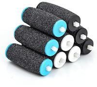 Lot de 9 Rouleaux de Remplacement, Remplacement Rouleaux Têtes Recharges, 3 Types de Rugosité, Pierre Ponce pour Pedicure Pied Electrique, Rape Pieds