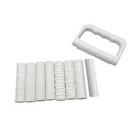 Lot de 9 rouleaux de texture de terrain miniatures avec poignée 8 et 1 pour artisanat en argile et décoration de table