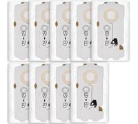 Lot de 9 sacs à poussière autonettoyants 204308 pour Festool CT 15, CT MINI/MIDI/MINI I/MIDI I à partir de 2019, CTC MINI/MIDI, CTL MINI I/MIDI I, CTM MIDI I, CTLC MIDI I, CTMC MIDI I