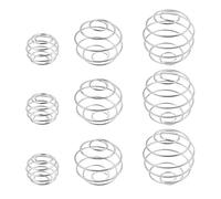 Lot De 9 Shaker SphéRiques En Acier Inoxydable, MéLangeur De Bouteille En MéTal, Type De Boule Pour Le Sport Et Le Fitness Pour Boissons MéLangéEs Aux ProtéInes (3 Tailles)