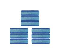 Lot de 9 Tampons de Vadrouille en Microfibre pour Bona Tampon de Nettoyage en Microfibre Compatible avec Bona Mop pour Bona Nettoyant pour Sols en