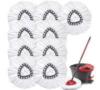 Lot de 9 têtes de rechange pour balai à franges O Cedar - Faciles à nettoyer - Faciles à nettoyer - Faciles à installer et remplaçables - Lavables en machine