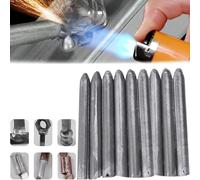 Lot de 9 tiges de soudage universelles à basse température en métal pour soudure facile à fondre, tiges de soudure en aluminium, tige de soudage plus légère, tiges de soudage faciles pour le soudage