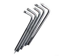 Lot de 9 tournevis en forme de L pour des applications rapprochées, parfaits pour les réparations automobiles et les vis serrées, fabriqués en acier 45 (forme spéciale de 5 pièces)