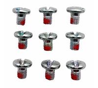 Lot de 9 vis cruciformes M5 avec sécurité à vis et tige pour tondeuse robot Parkside Worx Bosch Husqvarna FLYMO McCulloch