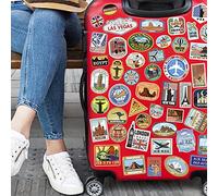 Lot de 90 autocollants en vinyle pour bagages bouteille d'eau livres pour enfants scrapbooking voyage réfrigérateur voiture valise décalcomanies pour enfants appareil photo ordinateur portable