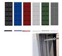 Lot de 90 entretoises en plastique 1-6 mm x 30 x 100 mm - Pour sol en vinyle - Système de clic - Plaques de vitrage - Rondelles de compensation - Cales de montage stratifiées