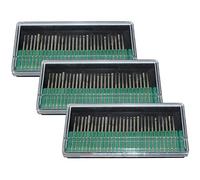 Lot de 90 forets diamantés - Pour verre, pierres précieuses, métal - Pour outil rotatif Dremel d'artisan