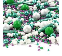 Lot de 90 g de sucre pour Pâques et biscuits - Avec inscription « Happy Birthday » - Pour décoration de gâteau d'anniversaire, fleurs, muffins, cupcakes et pops