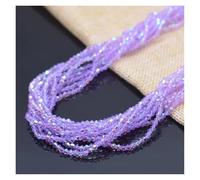Lot de 90 perles de verre cristal bicônes demi-couleur AB, espaceurs libres, facettes autrichiennes, for la fabrication de bijoux DIY(Color-09)