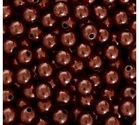 Lot de 90 perles miracles, 10 mm, 50 g (environ 90 pièces) - Illusion 3D - Paradis nacré - Marron chocolat