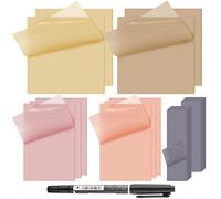 Lot de 900 notes adhésives transparentes pour étude de la Bible - Fournitures de journal intime - Outils d'annotation translucides - Notes de bureau transparentes avec marqueur transparent (couleur