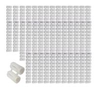 Lot de 900 petites chevilles d'expansion 5 mm pour fixation sécurisée dans différents matériaux muraux Blanc