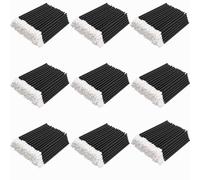 Lot de 900 pinceaux à lèvres BetterJonny - Pinceaux de maquillage - Pinceau à lèvres - Pinceau correcteur - Bâton applicateur - Outil pour un maquillage parfait des lèvres - Noir