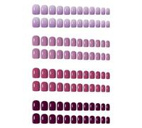 Lot de 96 faux ongles sensibles à pression sur les ongles, ballet, taille moyenne, couverture complète, kit de pose rapide pour une utilisation quotidienne
