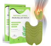 Lot de 96 patchs de soulagement de la douleur au genou, armoise à base de plantes pour l'arthrite, soulager les douleurs musculaires articulaires dans le cou, les épaules, le genou