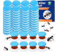 Lot de 96 pièges à fourmis adhésifs pour intérieur | Boîte à appâts pour fourmis pour la maison, la cave, le garage pour l'intérieur