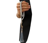 Lot de 99 perles artificielles Tasbih - Prière musulmane - Avec finition lisse - Pour expérience religieuse et sérénité - Tasbih Dhikr Zikr