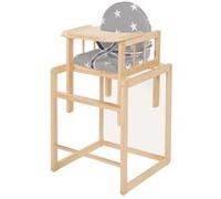 Lot de a lunite chaise roba H. 88 cm interieur en bois gris