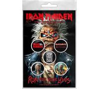 Lot de badges Iron Maiden Run For Your Lives