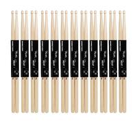 Lot de baguettes de batterie 7A pour batterie acoustique ou batterie électronique ovale