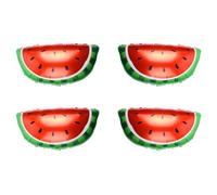 Lot de ballons aux fruits tropicaux - Décoration de ballons en aluminium colorés, décorations avec motifs de fraise et pastèque | Accessoires pour, grandes fournitures d'exposition, utilisation de
