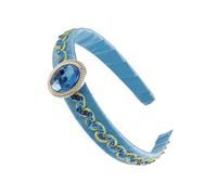 Lot de bandeaux pour filles avec grand cristal - Couvre-chef - Bandeaux de princesse arabe - Ornements pour la tête - Accessoires capillaires