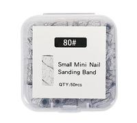 Lot de bandes abrasives pour machine à grain 80/120/150/180/240 pour lime, ongles acryliques, élimination du gel