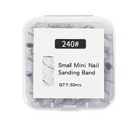 Lot de bandes abrasives pour perceuse à ongles acryliques 80/120/150/180/240 Grain