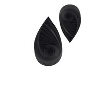 Lot de bandes de papier pour quilling - 3 mm - Pour débutants - En filigrane - Couleur unie - 3 mm - Noir