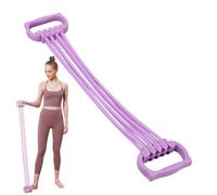 Lot de bandes élastiques pour fitness, entraînement et gymnastique, bandes d'entraînement des bras avec poignée, équipement de sport antidérapant, accessoire léger pour renforcer les muscles et