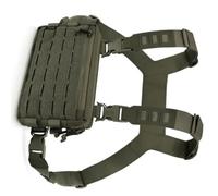 Lot de bas de ligne tactiques pour homme - Sac de course avec boucle avant - Kits de reconnaissance - Sacs de poitrine - Gilet d'entraînement, vert militaire, Beauté de masse
