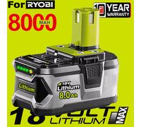 Ryobi Lot de batteries lithium-ion One+ Plus RB18L50 P108 RB18L 18 V 5 Ah