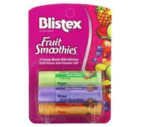 Lot de Baumes à Lèvres Blistex Fruit Smoothies Hydratants 4 Saveurs Douceur