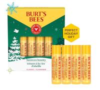 Lot de baumes à lèvres Burt’s Bees | Coffret cadeau de baumes à lèvres hydratants à la cire d’abeille et vitamine E | 100% d’origine naturelle | Beeswax Bounty | 4x4,25 g