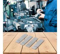 Lot de blocs de jauge de précision 0,5 à 100 mm, normes de mesure en acier rapide pour étalonnage et métrologie, dureté HRC 64, précision conforme à la norme ISO