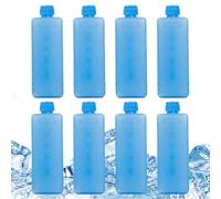 Lot de Blocs réfrigérants en pour Sacs isothermes et glacières - Accessoires de Refroidissement en - pour réfrigérateur, Boissons, Aliments, Camping, Sport, pêche, Voyage, Pique-Nique
