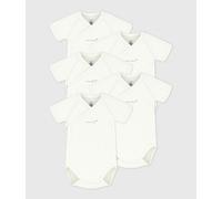 Lot de bodies croisés manches courtes bébé mixte en coton Petit Bateau - multicouleur - Taille 3 mois 3M multicouleur