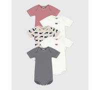 Lot de bodies manches courtes en coton imprimé baleine bébé Petit Bateau - multicouleur - Taille 3 mois 3M multicouleur