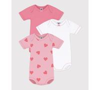 Lot de bodies manches courtes en coton imprimé caur bébé Petit Bateau - multicouleur - Taille 36 mois 36M multicouleur