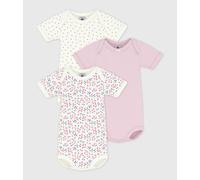 Lot de bodies manches courtes en coton imprimé fleuri bébé Petit Bateau - multicouleur - Taille 18 mois 18M multicouleur