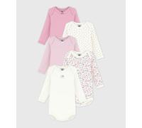 Lot de bodies manches longues en coton imprimé fleuri bébé Petit Bateau - multicouleur - Taille 18 mois 18M multicouleur