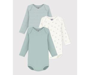 Lot de bodies manches longues en coton imprimé ours bébé Petit Bateau - multicouleur - Taille 6 mois 6M multicouleur